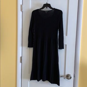 Eileen Fisher Washable Wool Scoop Neck Dress